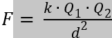 Coulomb's Law Equation for Electric Force